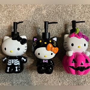 HELLO KITTY HALLOWEEN SOAP DISPENSER COLLECTION